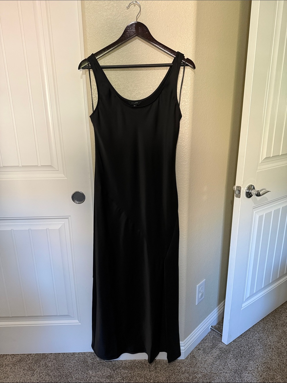 Banana Republic Black Maxi Slip Dress